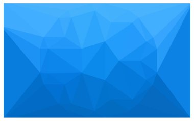 Mavi vektör çokgen çizim, hangi bir taş Merkezi ile üçgenler oluşur ışık. Üçgen tasarım işiniz için büyük bir elmas. Gems yaratıcı geometrik arka plan.