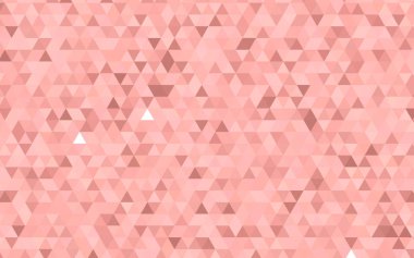 Işık kırmızı vektör üçgen mozaik desen. Belirsiz bir soyut örnek gradyan ile. İş tasarımınız için üçgen desen.