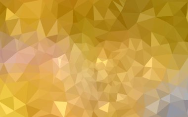 Koyu sarı vektör desen. üçgen şablonu. Geometrik örnek. Üçgen şekiller ile rutin tekrar. Yeni doku tasarımınız için. Desen arka plan için kullanılabilir.