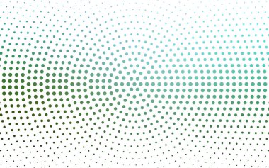 Açık mavi, daireler ile soyut desen vektör yeşil. Geometri iş tasarım şablonu. Arka plan ile renkli küreler.