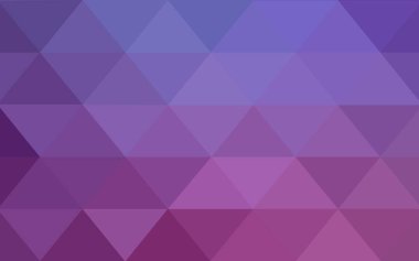 Mor ışık, vektör çokgen çizim, pembe üçgen oluşur. Üçgen tasarım işiniz için. Yaratıcı geometrik arka plan gradyan ile Origami tarzında