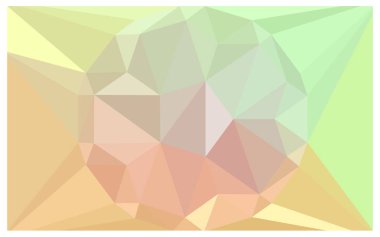 Açık yeşil, sarı vektör Çokgen çizim, hangi bir taş merkezi ile üçgenler oluşur. Üçgen tasarım işiniz için büyük bir elmas. Gems yaratıcı geometrik arka plan.