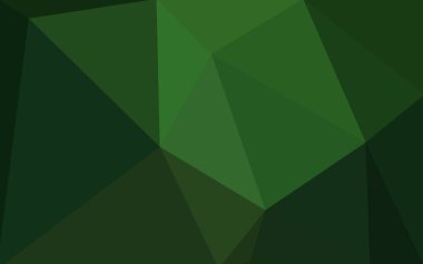 Açık yeşil vektör, düşük polimer kristal zemin. Çokgen tasarım modeli. Düşük poligon çizimi, düşük çokgen arkaplan.