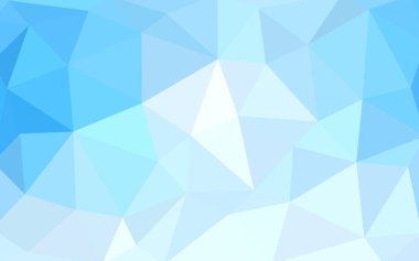Hafif BLUE vektör bulanık arkaplan tasarımı. Origami tarzında gradyan ile Geometrik arkaplan. 