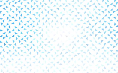 Işık BLUE vektörü soyut renkli arkaplan, üçgenlerden oluşur. Beyaz arkaplanda renkli üçgenler olan desen.