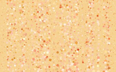 Dikdörtgenlerin ve karelerin hafif turuncu vektör arkaplanı. Yorgan ve battaniye. Geometrik dikdörtgen desen. Dikdörtgen şekilleri ile desen tekrarlanıyor.