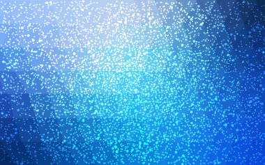 Hafif BLUE vektör noel kartpostalı düşük çokgen arkaplan. Üçgenlerden oluşan bir resim. Yeni yıl kutlamalarının soyut üçgen çokgen origamisi veya kristal tasarımı.