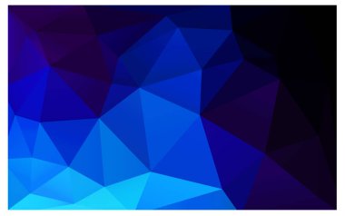 Karanlık BLUE vektörü modern geometrik soyut arkaplan. Doku, yeni bir arka plan. Origami tarzında gradyan ile Geometrik arkaplan. 