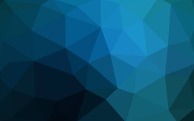 Karanlık BLUE vektörü modern geometrik soyut arkaplan. Doku, yeni bir arka plan. Origami tarzında gradyan ile Geometrik arkaplan. 