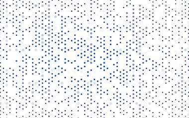 Koyu mavi vektör kırmızı geometrik daireler, şekiller. Renkli mozaik pankart. Renkli disklerle Geometrik arkaplan.