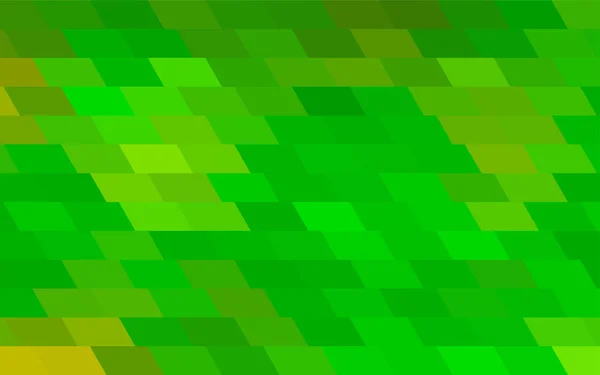 Ljus Grön Gul Vector Bakgrund Rektanglar Och Kvadrater Stil Täcke — Stock vektor