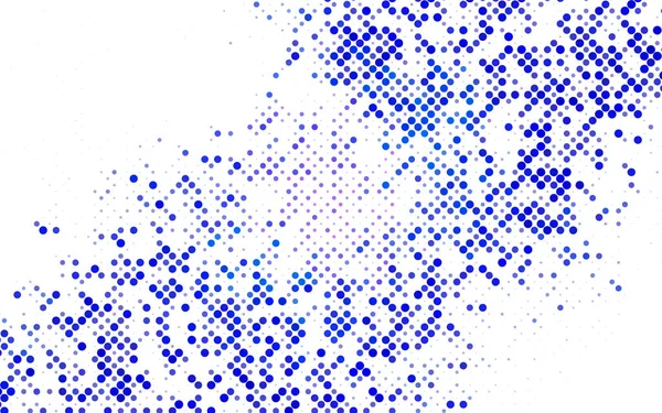 Donker Blauw Vector Abstract Patroon Met Cirkels Geometrie Sjabloon Voor — Stockvector