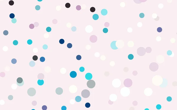 Light Blue Vector Red Banner Set Circles Dots Donuts Background — Stock Vector