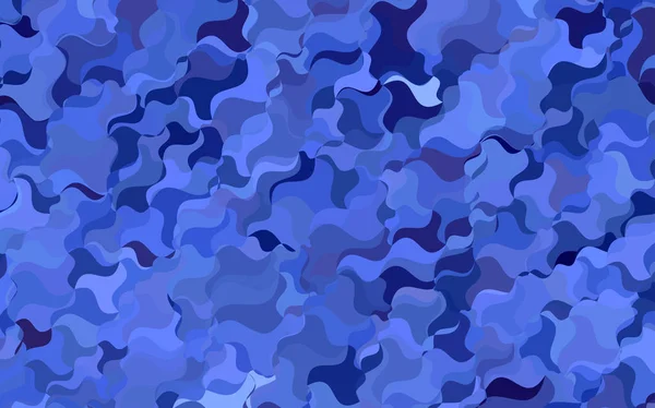 Modèle Abstrait Tordu Vecteur Bleu Clair Illustration Abstraite Colorée Avec — Image vectorielle