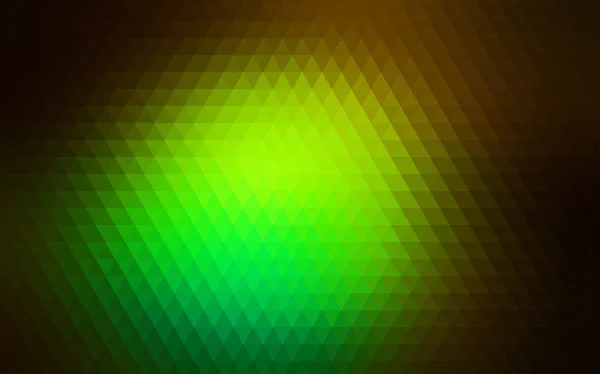 Padrão Abstrato Polígono Vetorial Verde Escuro Uma Ilustração Cores Completamente — Vetor de Stock