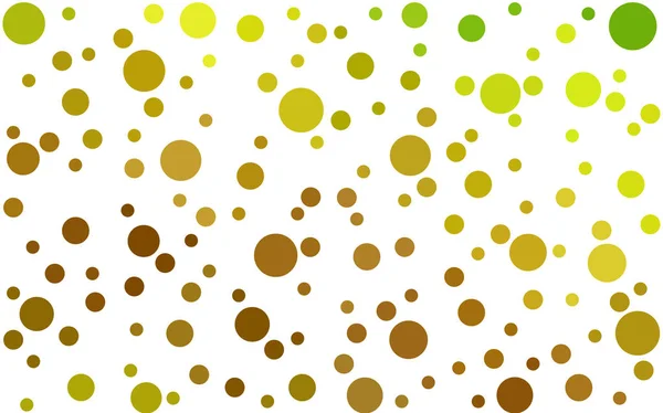 Verde Claro Patrón Vectorial Amarillo Formas Geométricas Del Círculo Colorido — Archivo Imágenes Vectoriales