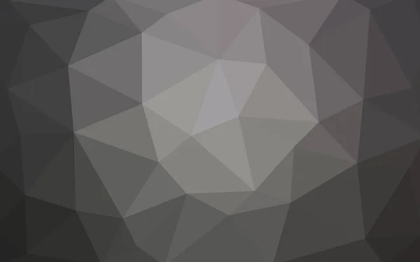 Light Gray Vetor Abstrato Texturizado Fundo Poligonal Desenho Triângulo Desfocado — Vetor de Stock