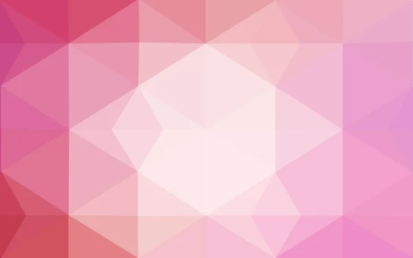 Modèle Vectoriel Rose Clair Gabarit Triangulaire Échantillon Géométrique Répéter Routine — Image vectorielle