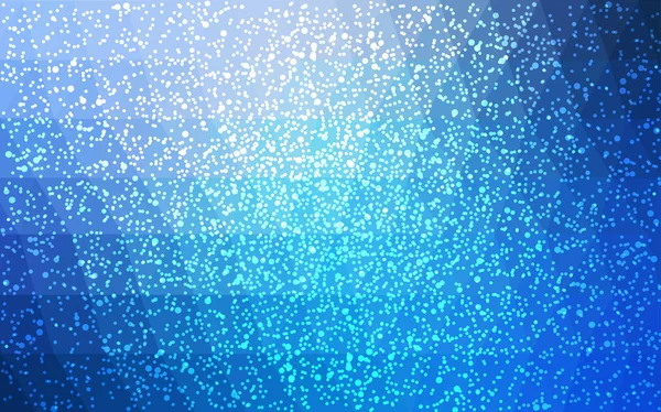 Hell Blue Vektor Weihnachtspostkarte Niedrigen Polygon Hintergrund Illustration Bestehend Aus — Stockvektor