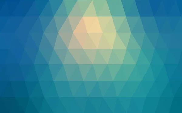 Illustration Polygonale Vectorielle Bleu Claire Composée Triangles Modèle Triangulaire Pour — Image vectorielle