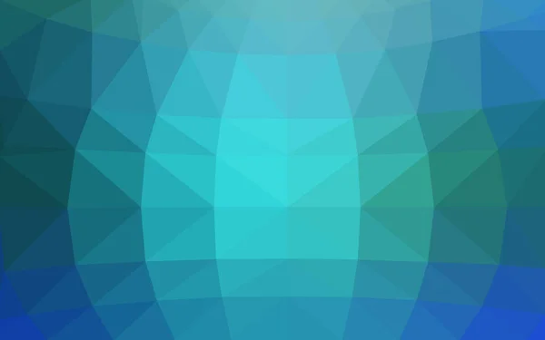 Ljus Blå Vektor Abstrakt Texturerat Polygonal Bakgrund Suddiga Triangel Design — Stock vektor
