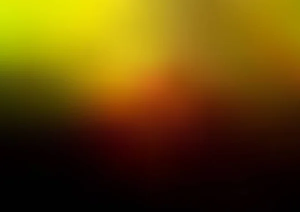 Hellgrüne Gelbe Vektor Verschwommen Leuchten Abstrakte Vorlage Farbenfrohe Illustration Abstrakten — Stockvektor
