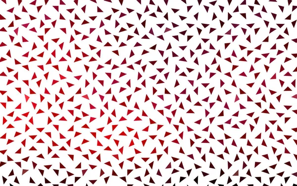 Dark Red Vector Abstract Colorful Background Which Consist Triangles Pattern — Stock Vector