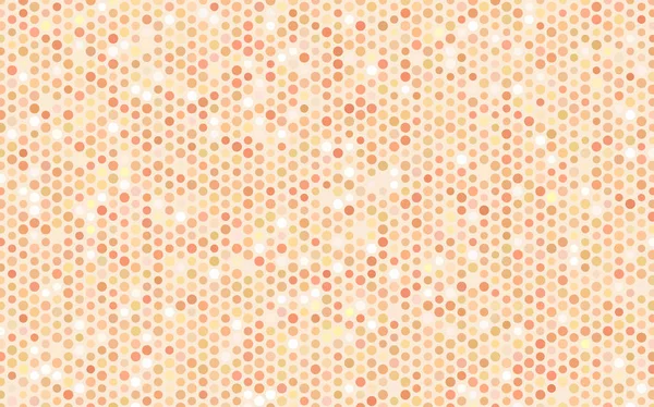 Light Orange Vector Banner Circles Spheres Abstract Spots Background Art — Stock Vector