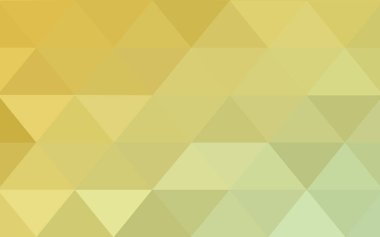 Açık yeşil, sarı vektör düşük Poli kristal arka plan. Çokgen tasarım deseni. Düşük Poli illüstrasyon, düşük çokgen arka plan.