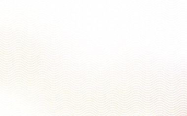 Renkli küreli açık turuncu vektör deseni. Beyaz arkaplanda yarım ton biçiminde tekrarlanan dairelerin geometrik örneği.