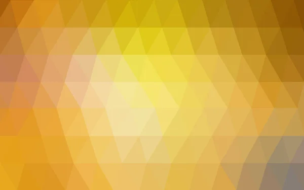 Illustration Polygonale Vectorielle Jaune Foncé Composée Triangles Conception Triangulaire Pour — Image vectorielle