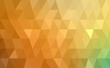 Açık yeşil, sarı vektör desen. üçgen şablonu. Geometrik örnek. Üçgen şekiller ile rutin tekrar. Yeni doku tasarımınız için. Desen arka plan için kullanılabilir.