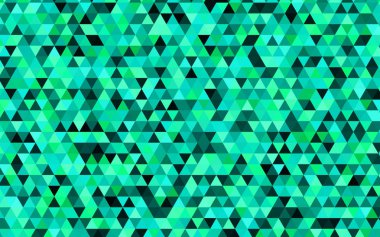 Işık yeşil vektör bulanık üçgen arka plan. Gradyan ile modern geometrik soyut resim. İş tasarımınız için tamamen yeni bir şablon.