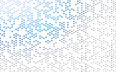 Koyu mavi vektör kırmızı geometrik daireler, şekiller. Renkli mozaik pankart. Renkli disklerle Geometrik arkaplan.