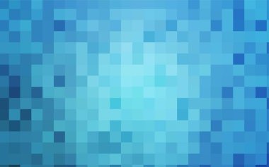 Aydınlık BLUE vektör çokgen illüstrasyonu, dikdörtgenlerden oluşur. İş tasarımınız için dikdörtgen desen. Origami tarzında gradyan ile Geometrik arkaplan. 