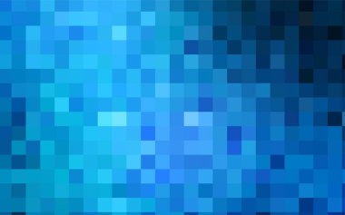 Koyu mavi vektör dikdörtgenlerden oluşan çokgen çizim. İşiniz için dikdörtgen tasarım. Origami tarzında gradyan ile yaratıcı geometrik arkaplan.