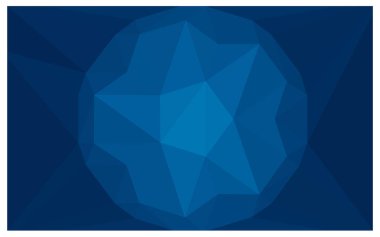 Koyu mavi vektör poligonal illüstrasyon, hangi bir taş Merkezi ile üçgenler oluşur. Üçgen tasarım işiniz için büyük bir elmas. Gems yaratıcı geometrik arka plan.