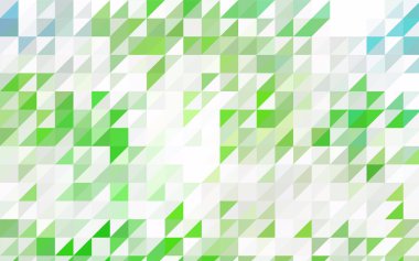 Işık BLUE vektörü soyut renkli arkaplan, üçgenlerden oluşur. Beyaz arkaplanda renkli üçgenler olan desen.