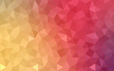 Işık kırmızı, sarı vektör düşük Poli kristal arka plan. Çokgen tasarım deseni. Düşük Poli illüstrasyon, düşük çokgen arka plan.