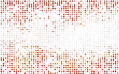 Çemberlerden oluşan hafif BLUE vektör çizimi. İşiniz için noktalı gradyan tasarımı. Renkli benekli yarım ton biçiminde yaratıcı geometrik arkaplan.