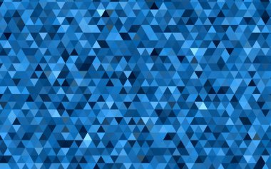 Koyu mavi vektör üçgen mozaik desen. Glitter soyut resim zarif bir tasarıma sahip. İşiniz için tamamen yeni bir tasarım.