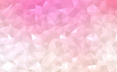 Hafif pembe, sarı vektör soyut dokulu poligonal arka plan. Bulanık üçgen tasarım. Desen arka plan için kullanılabilir.