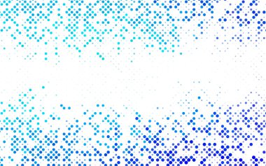 Koyu mavi vektör modern geometrik daire arka plan. Noktalı doku şablonu. Gradyan ile noktalı resim tarzda geometrik desen. 