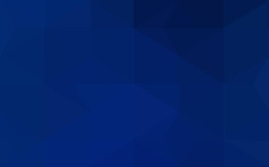 DARK BLUE vektörü düşük polimer kristal arkaplan. Çokgen tasarım modeli. Düşük poligon çizimi, düşük çokgen arkaplan.