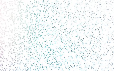 Işık Mavisi vektör soyut şekli ve daireler. İş tasarımınız için geometri şablonu. Renkli kürelerle arka plan.