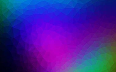 Karanlık çok renkli vektör soyut poligonal arka plan dokulu. Bulanık üçgen tasarım. Desen arka plan için kullanılabilir.