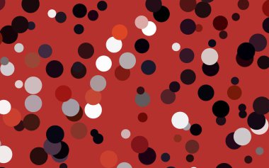 Koyu kırmızı vektör kırmızı geometrik daireler, şekiller. Renkli mozaik pankart. Renkli disklerle Geometrik arkaplan.