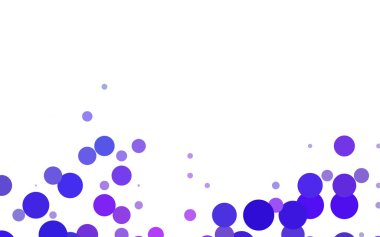 Açık mavi, yeşil daireler, noktalar kümesi ile vektör kırmızı başlık. Çörek arka plan. Yaratıcı tasarım şablonu. Teknolojik noktalı resim illüstrasyon.