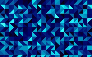 Koyu mavi vektör poligonal şablonu. Noktalı resim Stili gradyan ile yaratıcı çizimde. İşiniz için tamamen yeni bir tasarım.