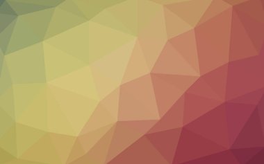 Açık yeşil, kırmızı vektör desen. üçgen şablonu. Geometrik örnek. Üçgen şekiller ile rutin tekrar. Yeni doku tasarımınız için. Desen arka plan için kullanılabilir.